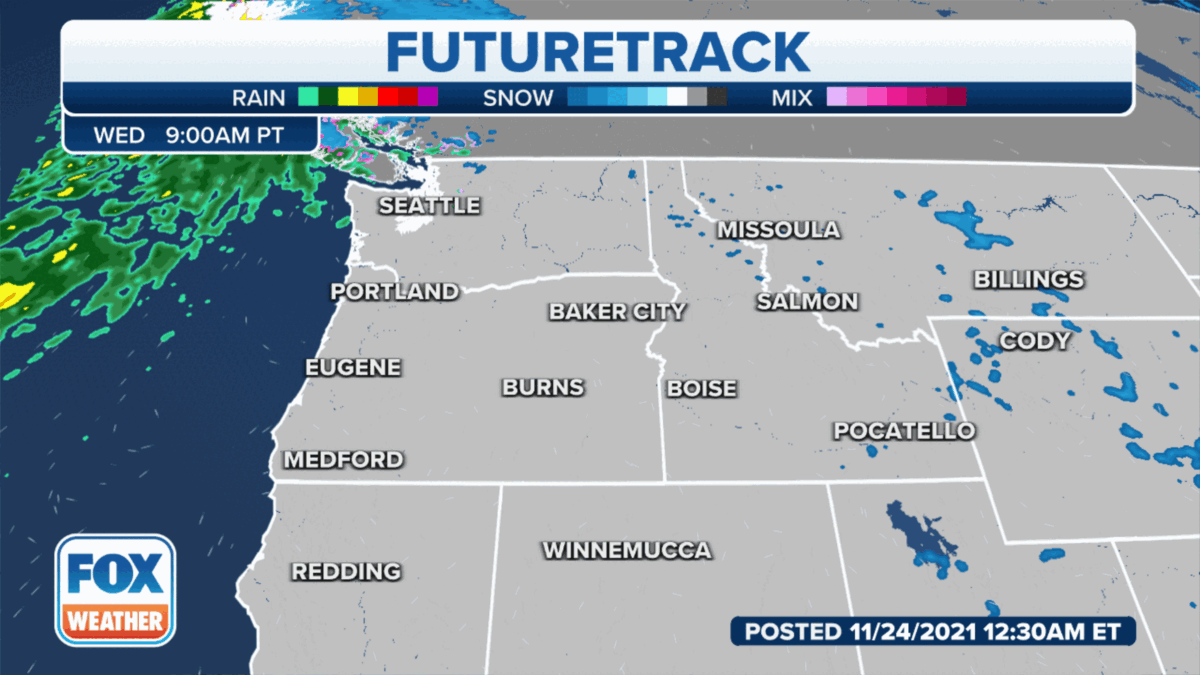 Heavy rain, mountain snow take aim at Pacific Northwest Fox Weather