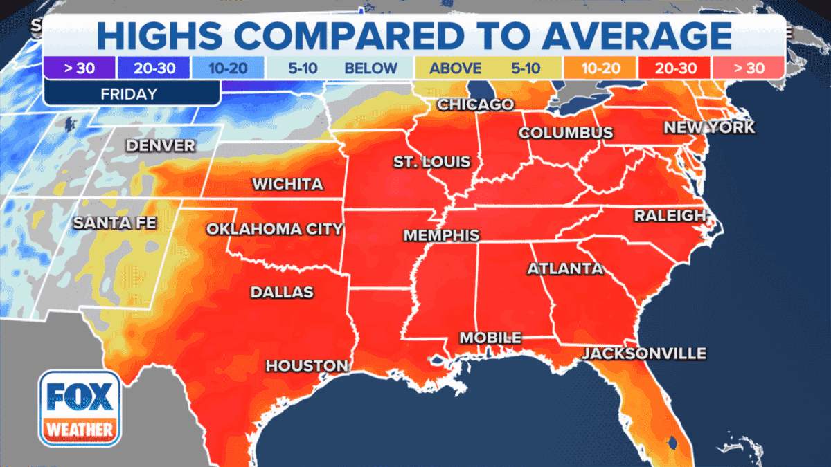 2022 to kick off with record warmth across the South | Fox Weather