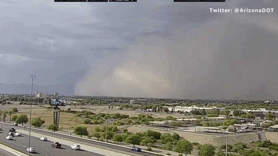 Arizona sees damage from tornado, dust storm on Monday