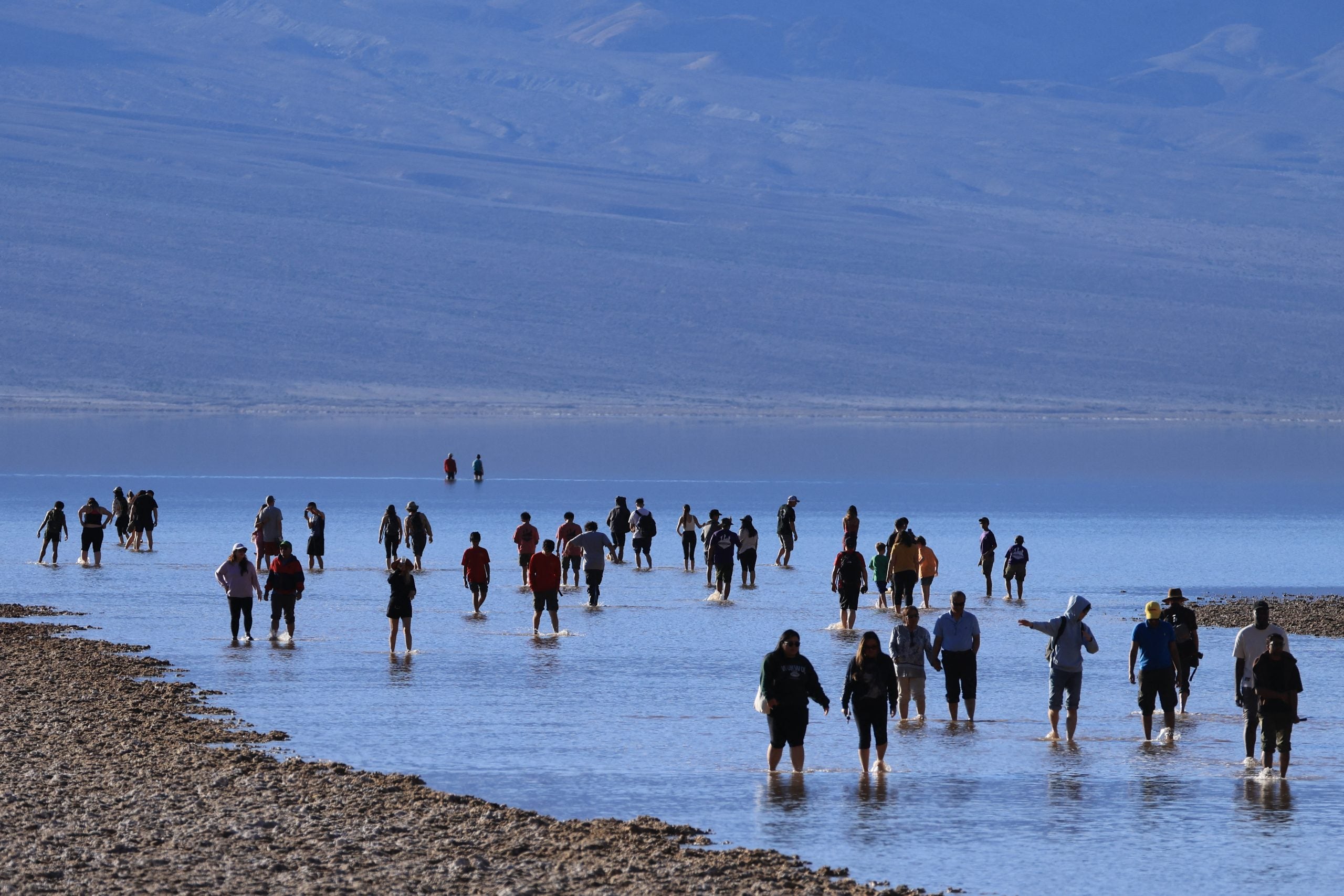 NASA satellite shows just how big Death Valley's ghost lake really was