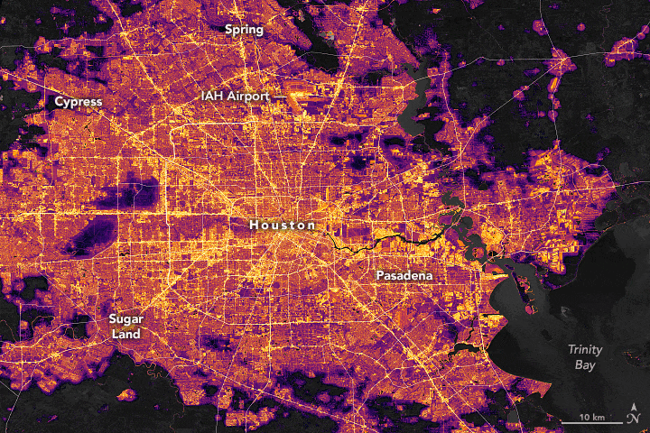 Houston area's 1 million power outages after 100 mph derecho spotted from space