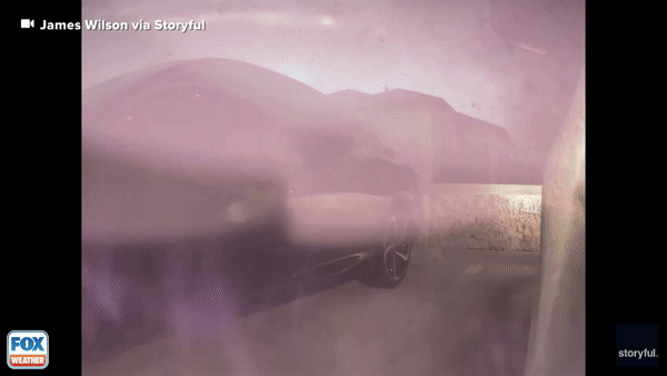 Watch: Tesla dashcam captures fury of EF-2 tornado that struck Texas town