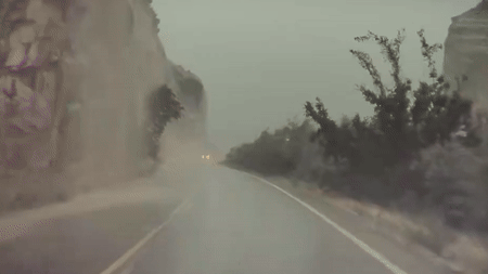'Came out of nowhere': Massive flash flood careens down rocky cliff onto Utah highway
