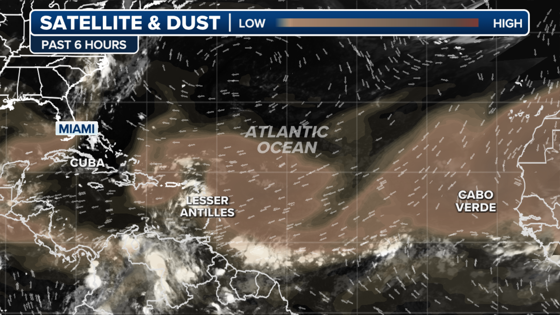 Saharan dust reaches stunning levels in Atlantic. Here's what that means for hurricane season