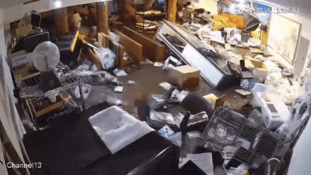 Watch: Surge of water fills store in seconds during deadly New Mexico flood