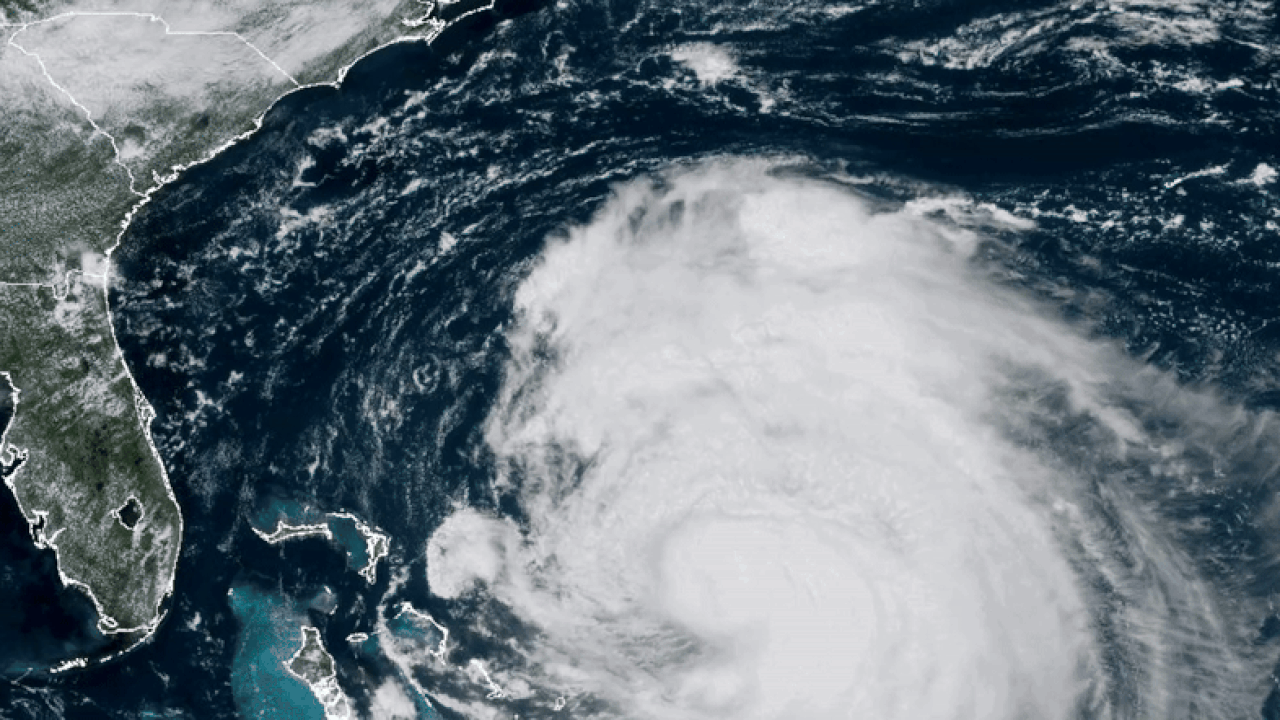 North Carolina's Outer Banks under Tropical Storm, Storm Surge Warnings as Hurricane Erin spins closer to US