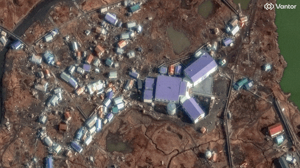Satellite imagery reveals widespread destruction in Alaska towns flooded by Typhoon Halong remnants