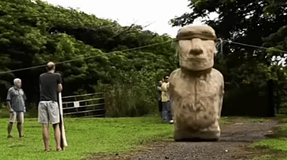 Easter Island statues may have 'walked' to present locations, scientists say