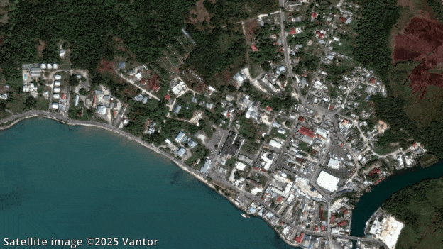 Before and after satellite imagery showcases extensive Hurricane Melissa destruction in Jamaica