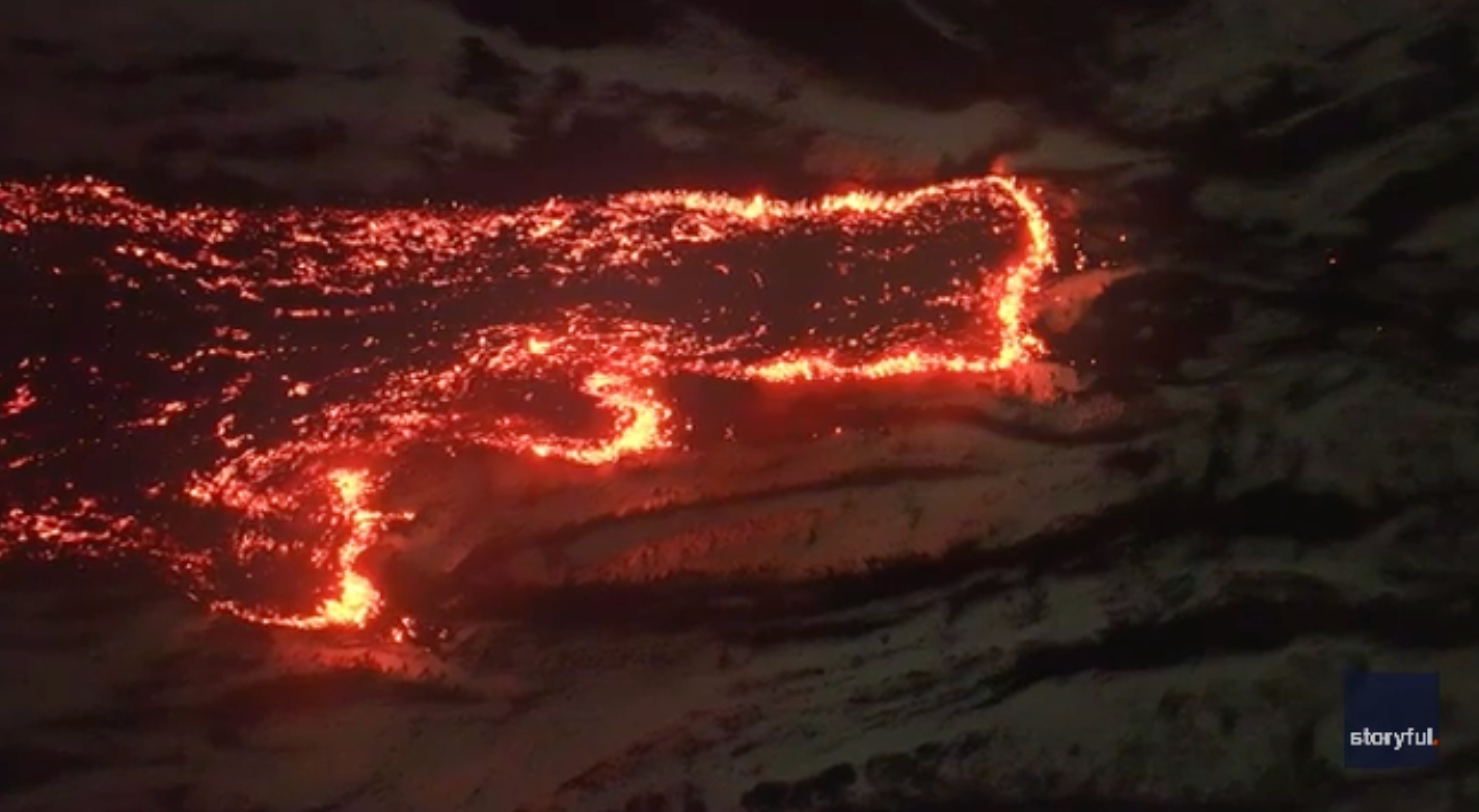 See it: Drone video captures glittering lava oozing from fissure on Italy's Mount Etna volcano