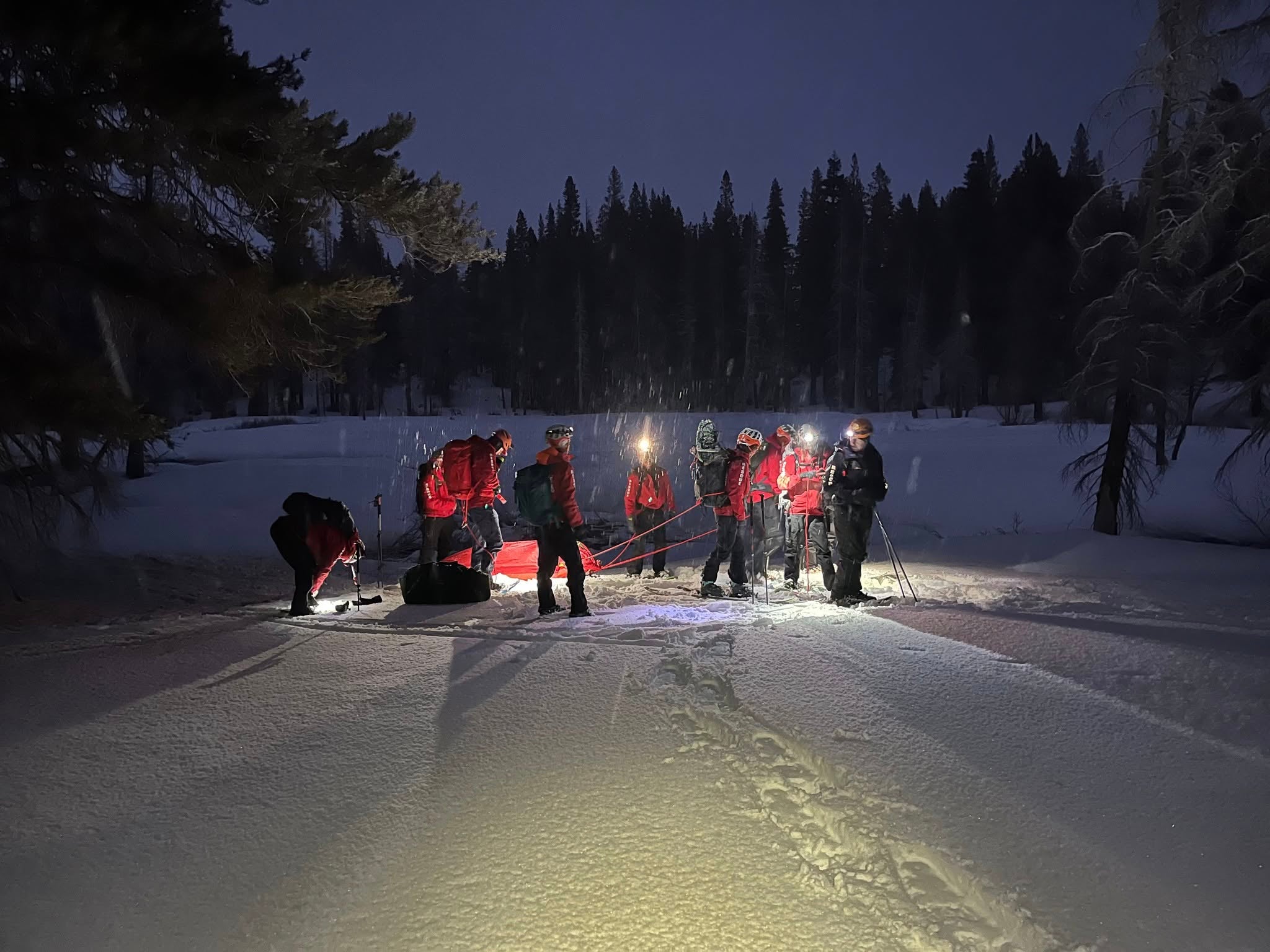 Photos: Hikers suffering hypothermia rescued after getting lost in heavy snow