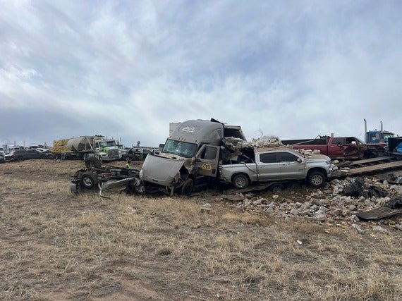 Four dead in 30+ car pileup on major highway in Colorado amid vicious winds