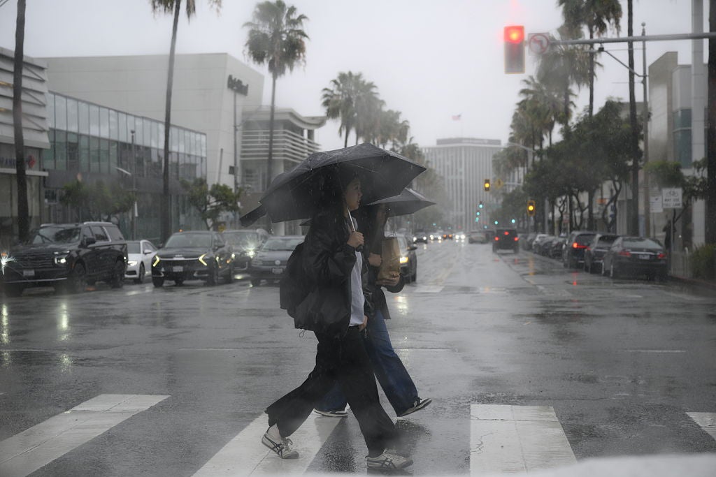 Pacific system to sweep west, bringing heavy snow, soaking rain and strong winds to California, Rockies