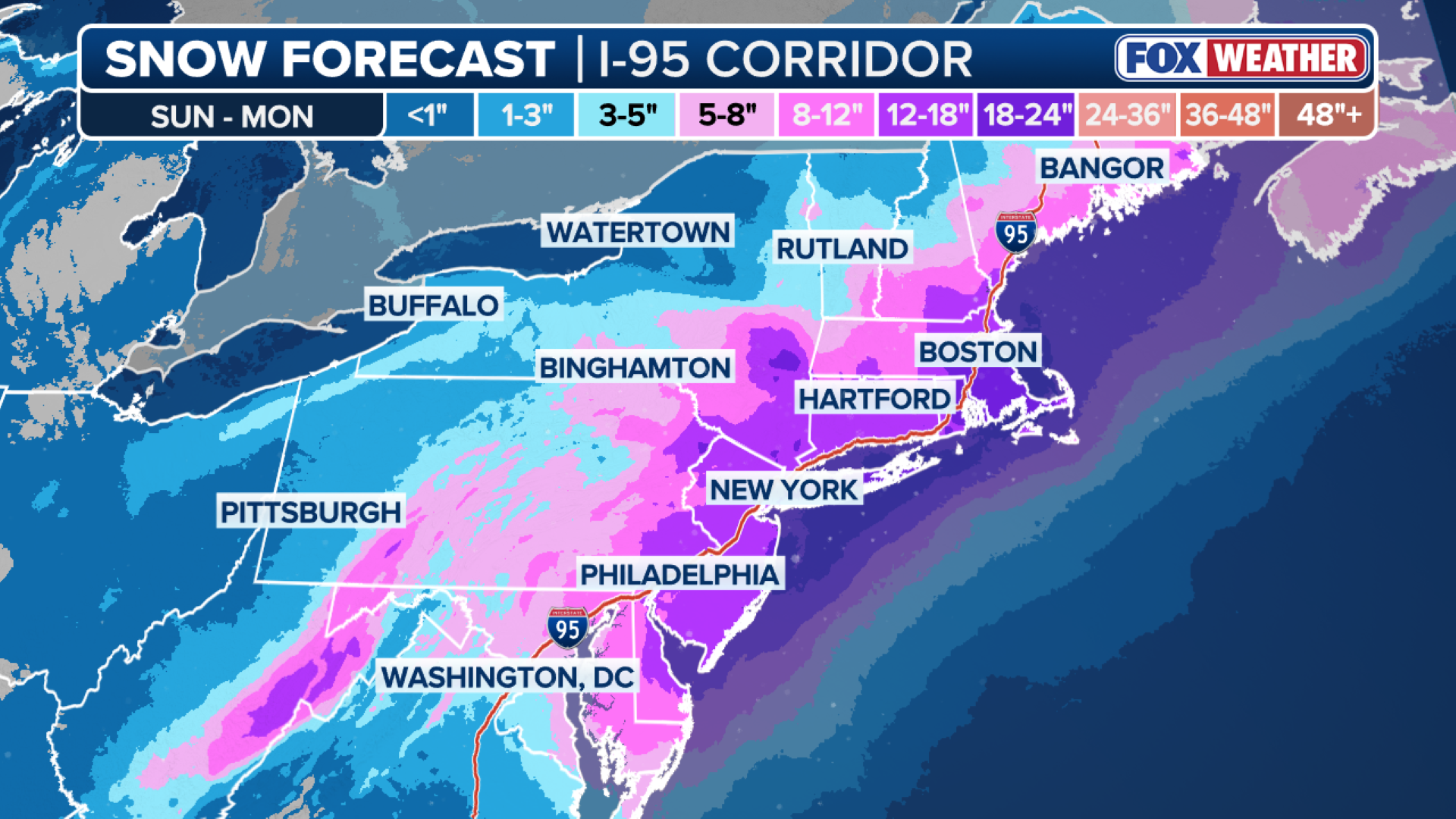 Nor'easter bomb cyclone tracker: Live radar, snow forecast, winter alerts, wind gusts and more