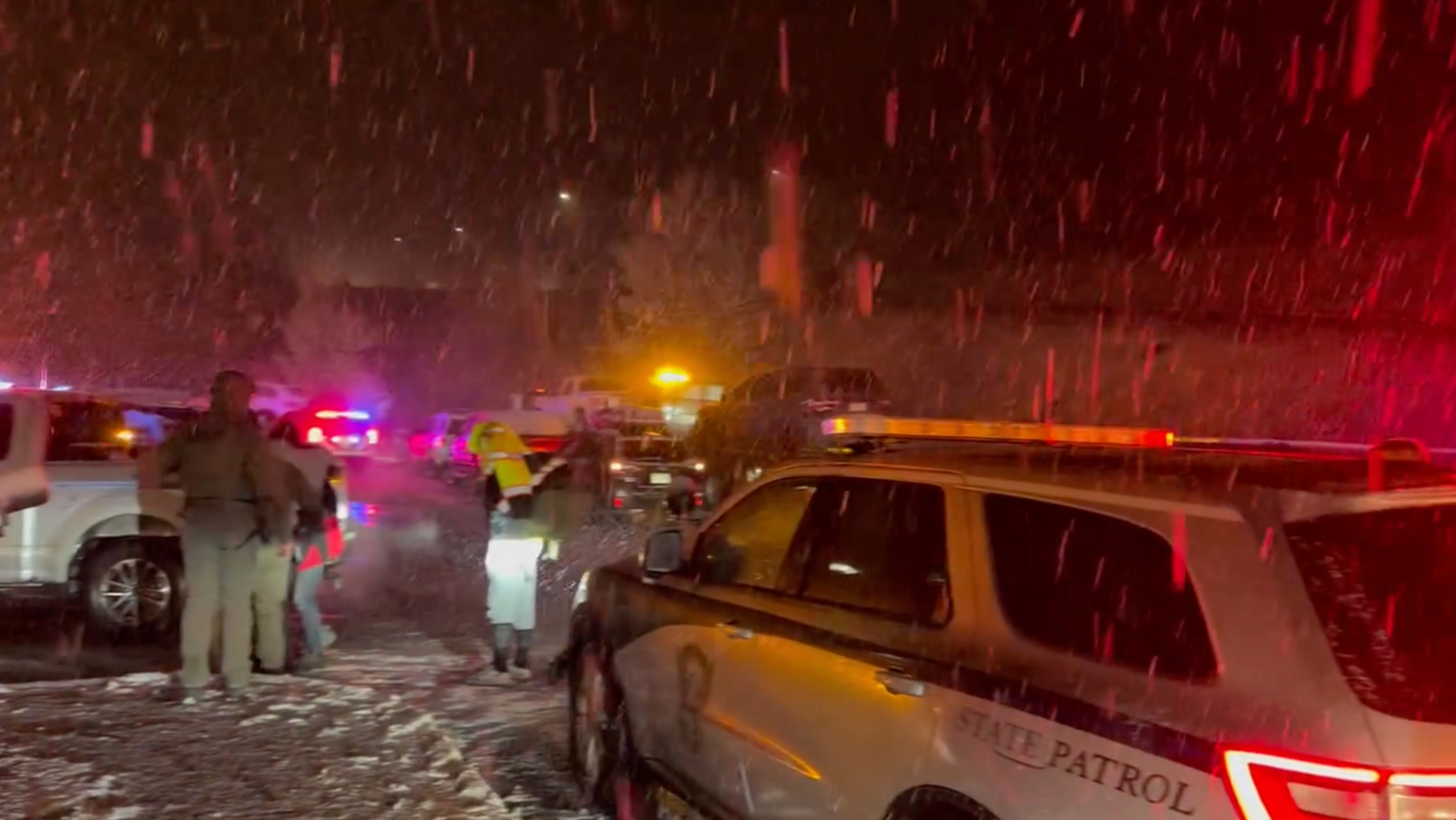 Video: At least two dozen cars involved in multi-crash scene on snowy Colorado interstate
