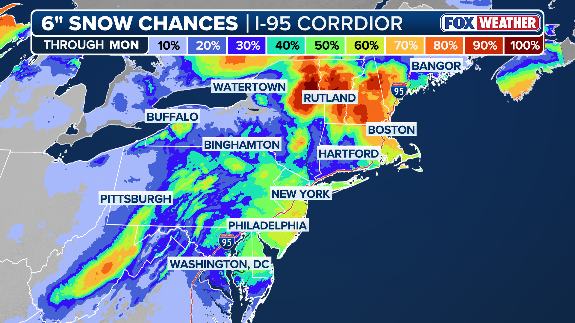 Nor'easter storm tracker: Live radar, snow potential, possible storm set-ups and more