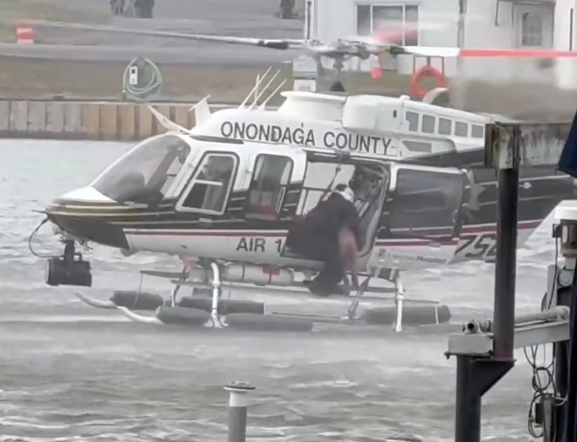 Watch: Dog ‘continuously shivers’ after harrowing rescue from frigid New York river
