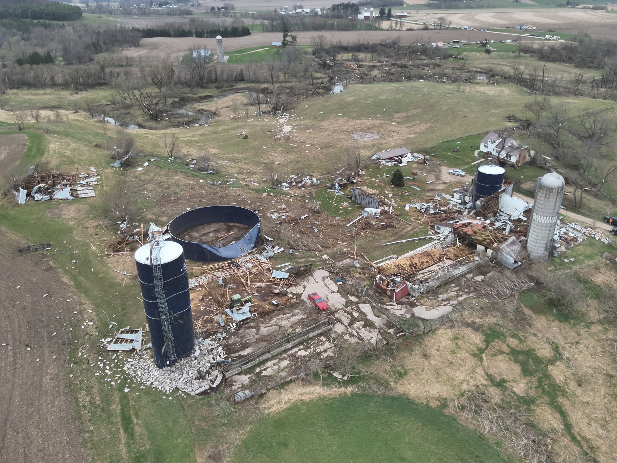 Devastating damage reported across multiple states after tornado outbreak hammers the Midwest
