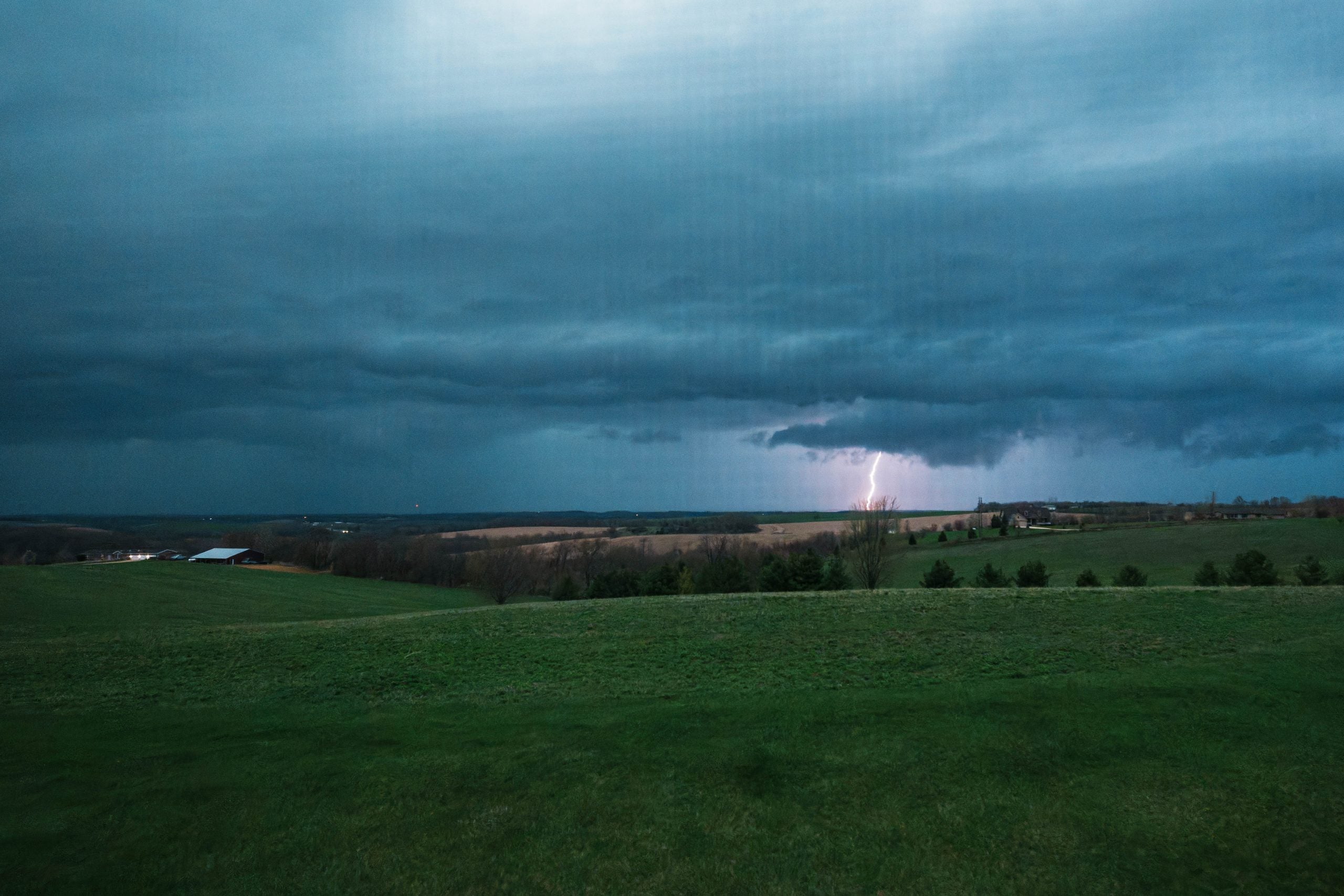 Man dies after being struck by lightning in Wisconsin parking lot as severe storms roll through the region