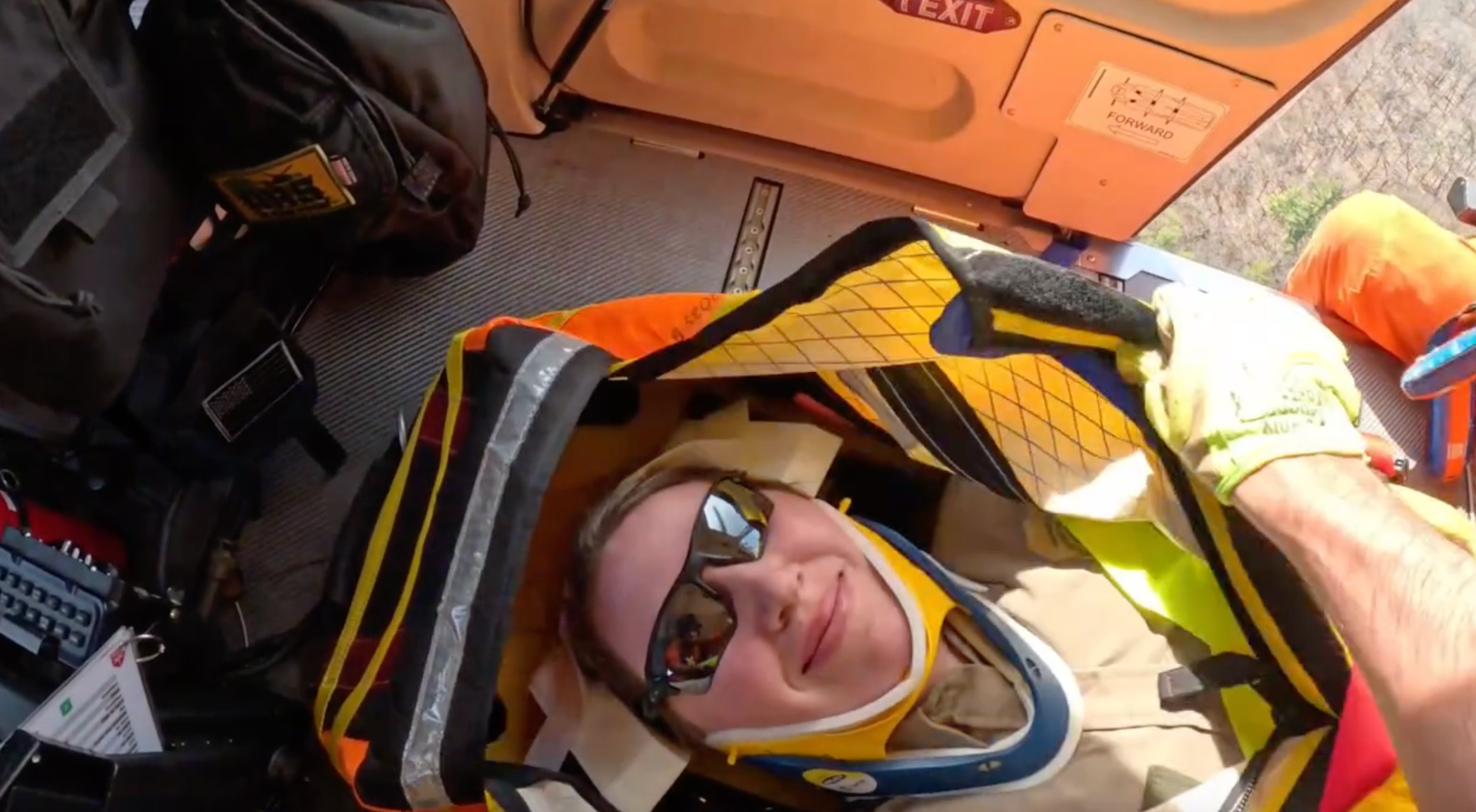 Watch: Minnesota conservation officer airlifted to safety after near 20-foot fall in heavily wooded area