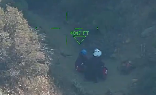 Video: Solo hiker rescued by helicopter after becoming injured on steep California trail