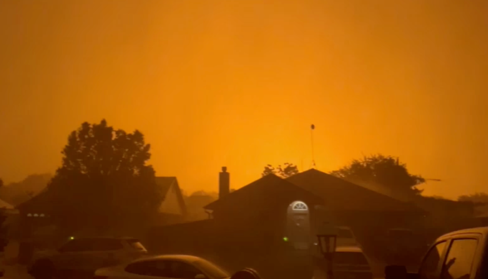 Caught on camera: Lightning strikes gas tank, triggering massive explosion in North Texas amid severe storms