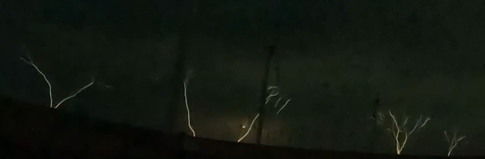 See it: Rare upward lightning captured during severe storms in Oregon