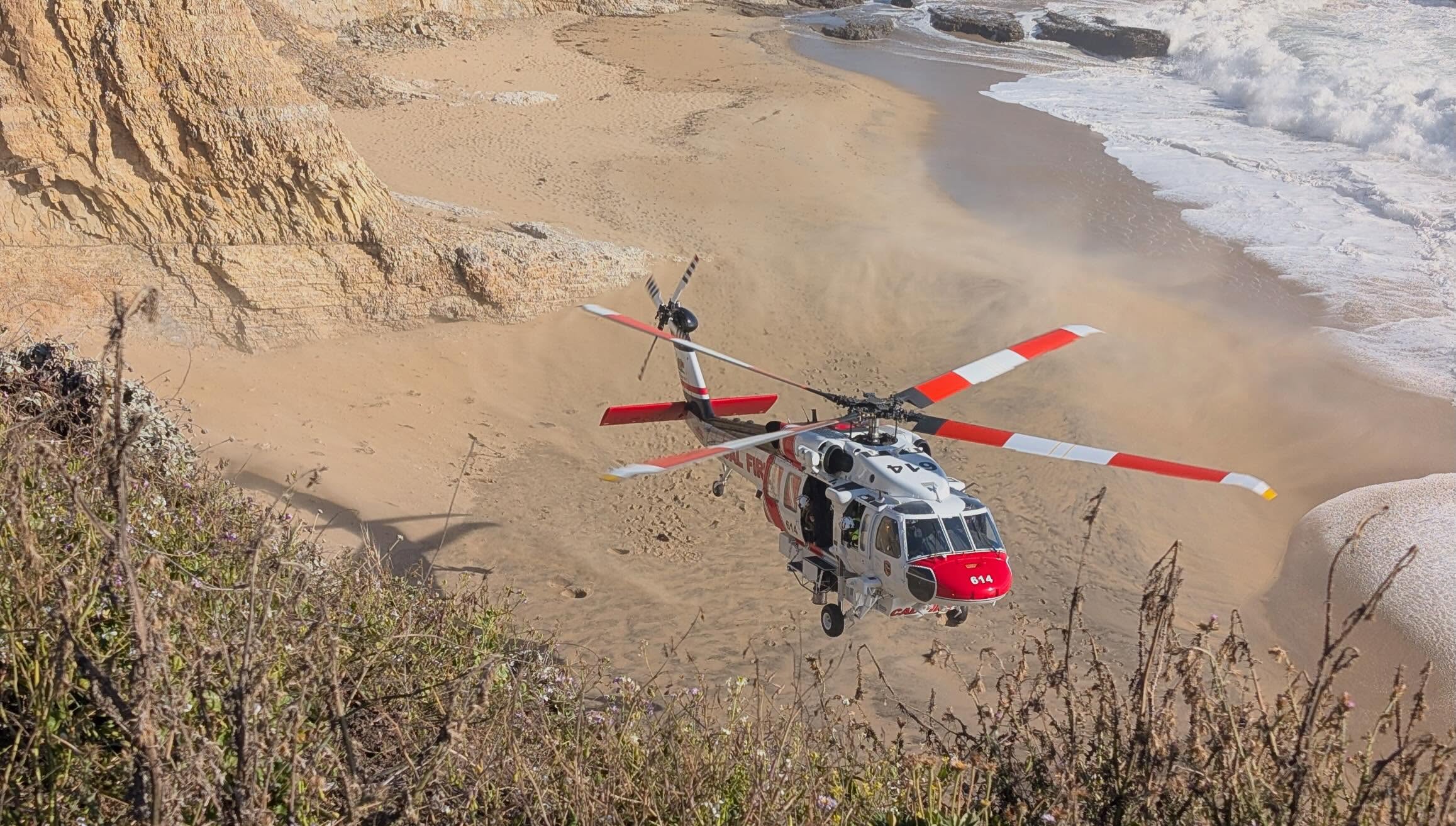 1 person dead and another in critical condition after being swept into the ocean in California