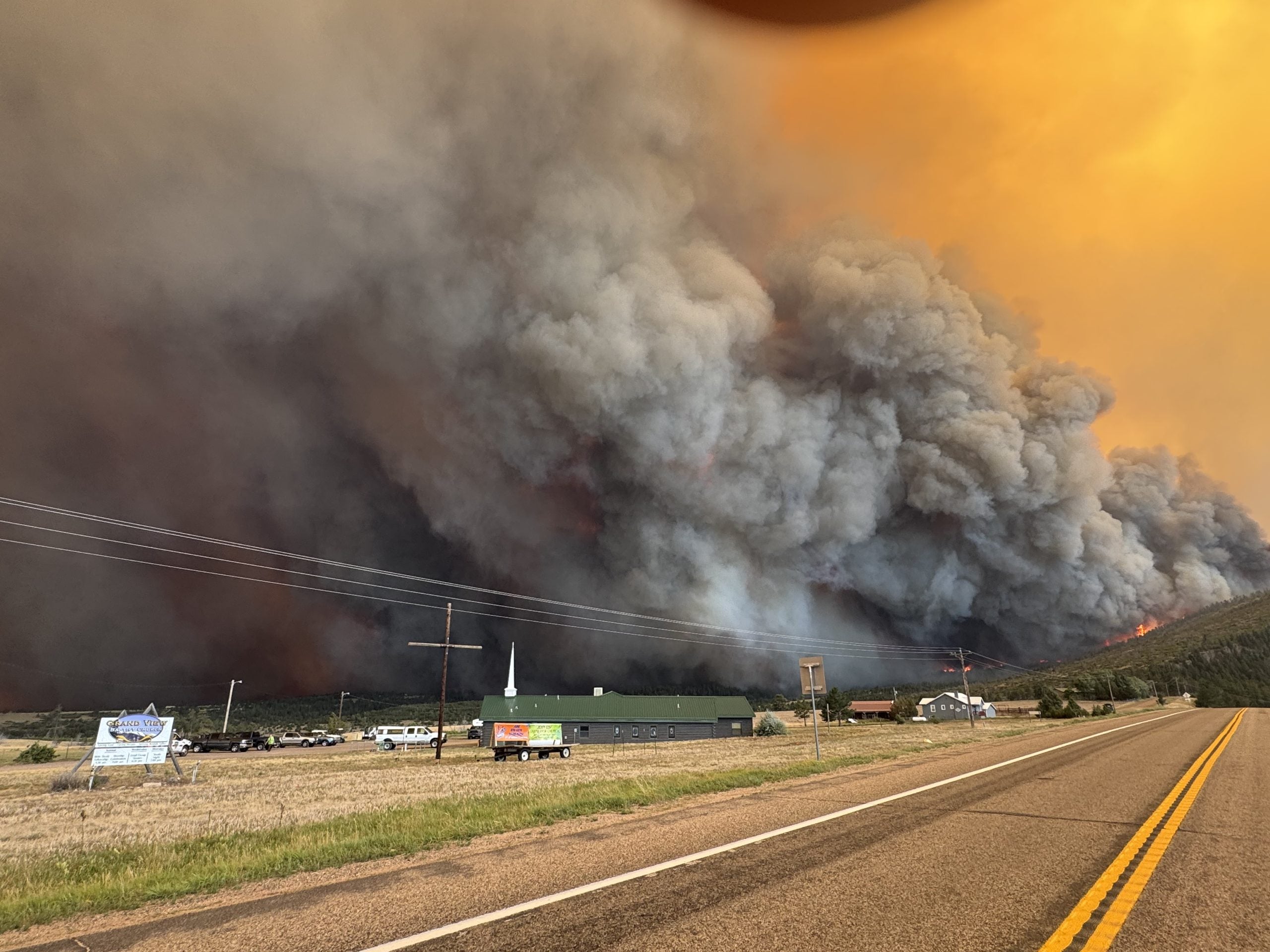 Massive wildfire causes evacuations as it spreads rapidly due to 100 mph wind gusts in Colorado