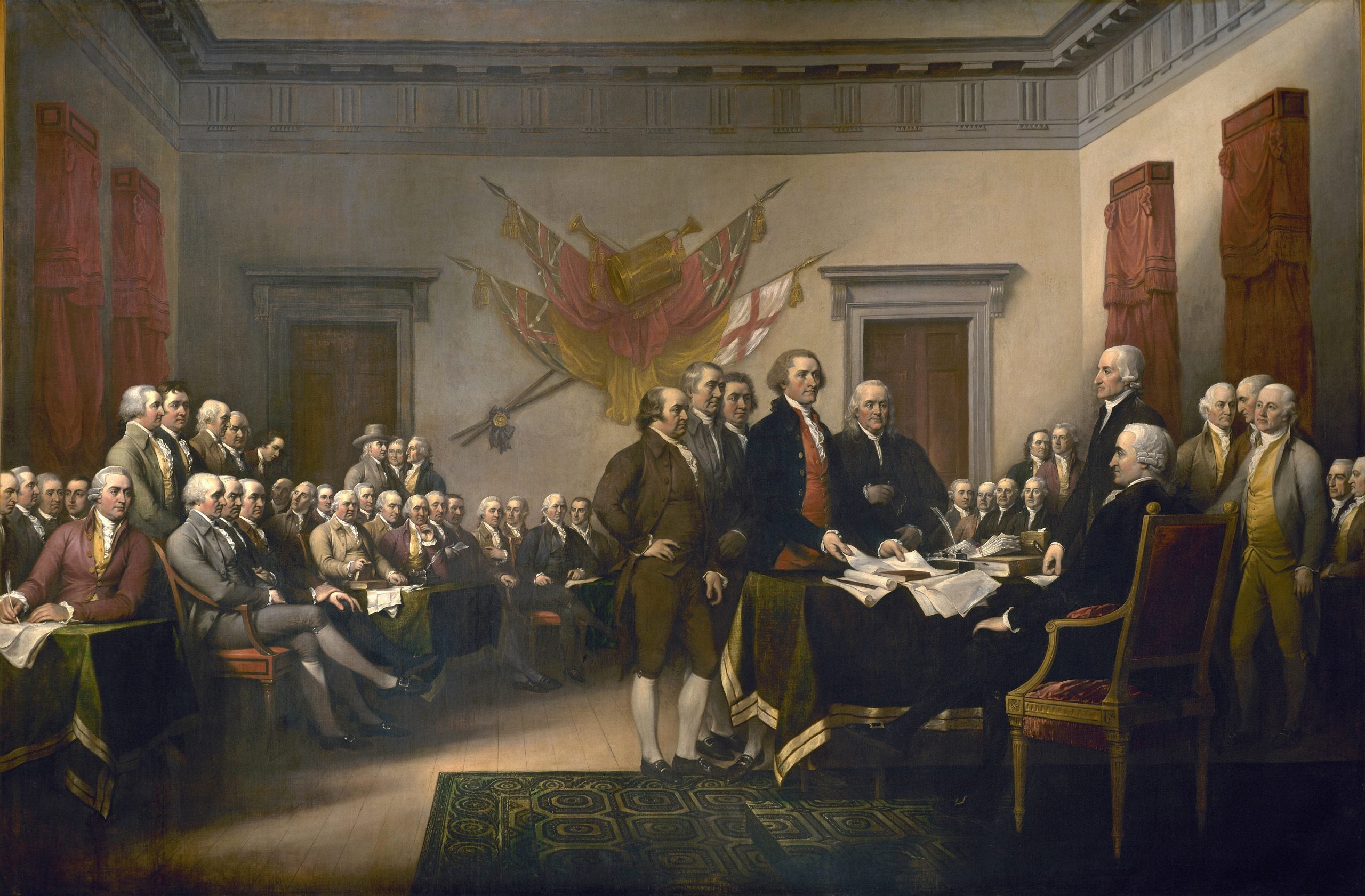 What was the weather like on the first ever Independence Day in 1776?