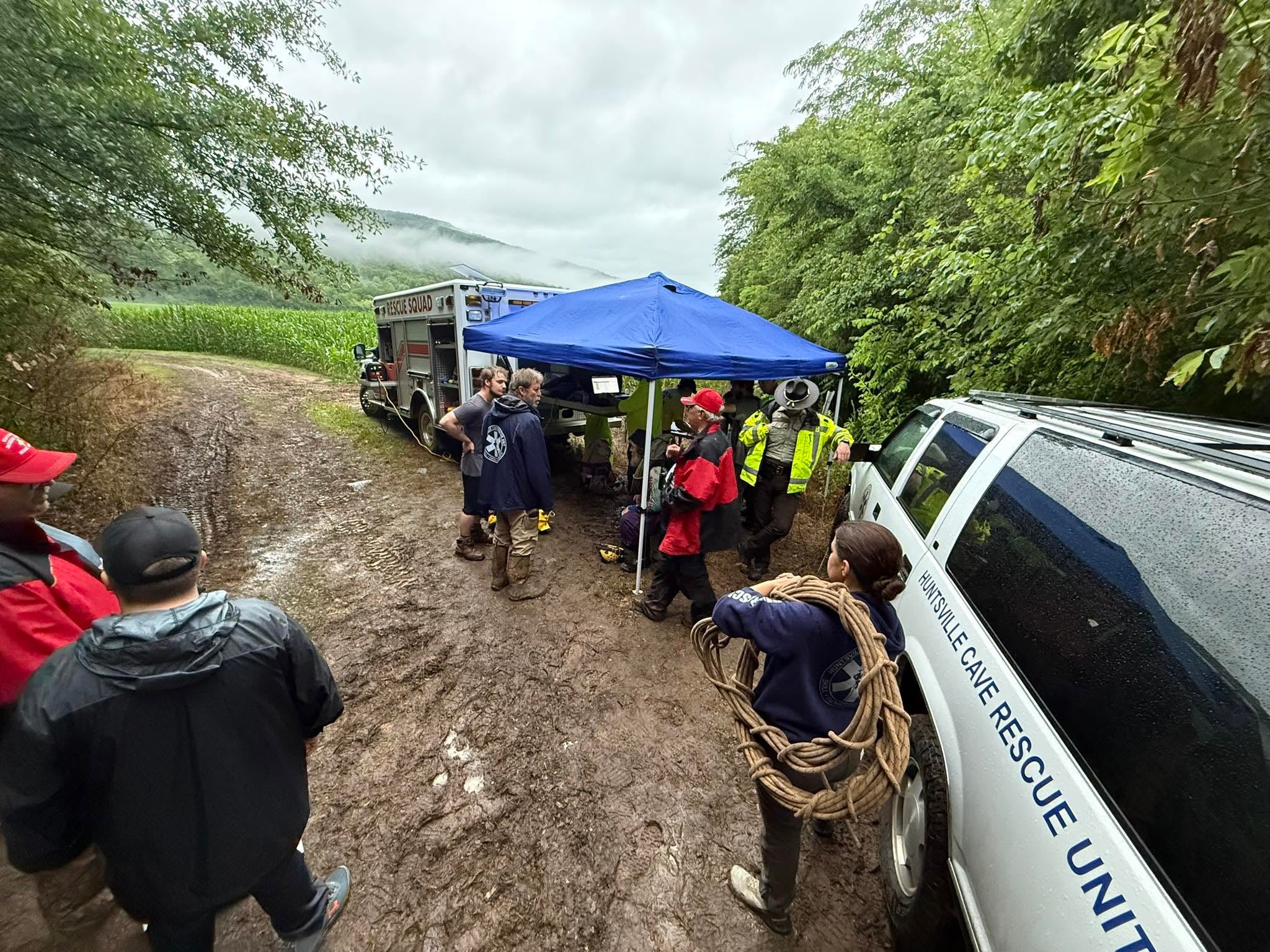 14 saved from flooded Alabama caves during Flash Flood Emergency