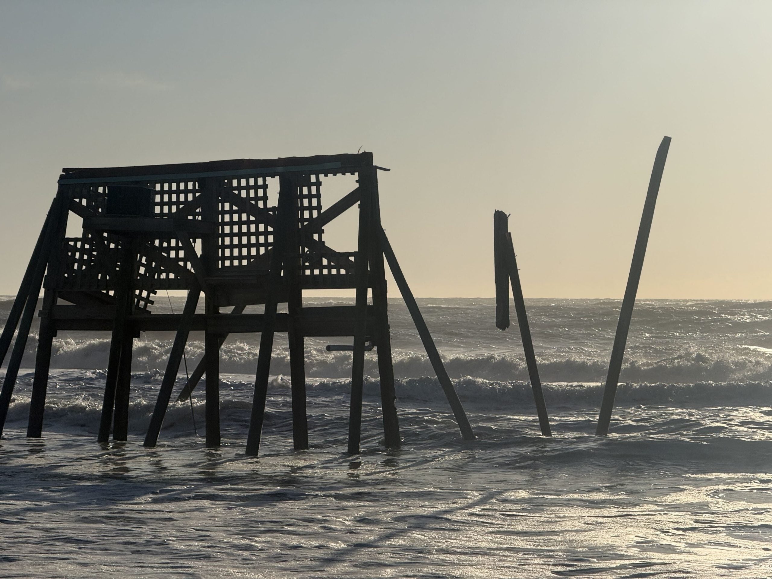 Another home collapses along North Carolina's Outer Banks, 32nd since 2020, as hurricane season begins