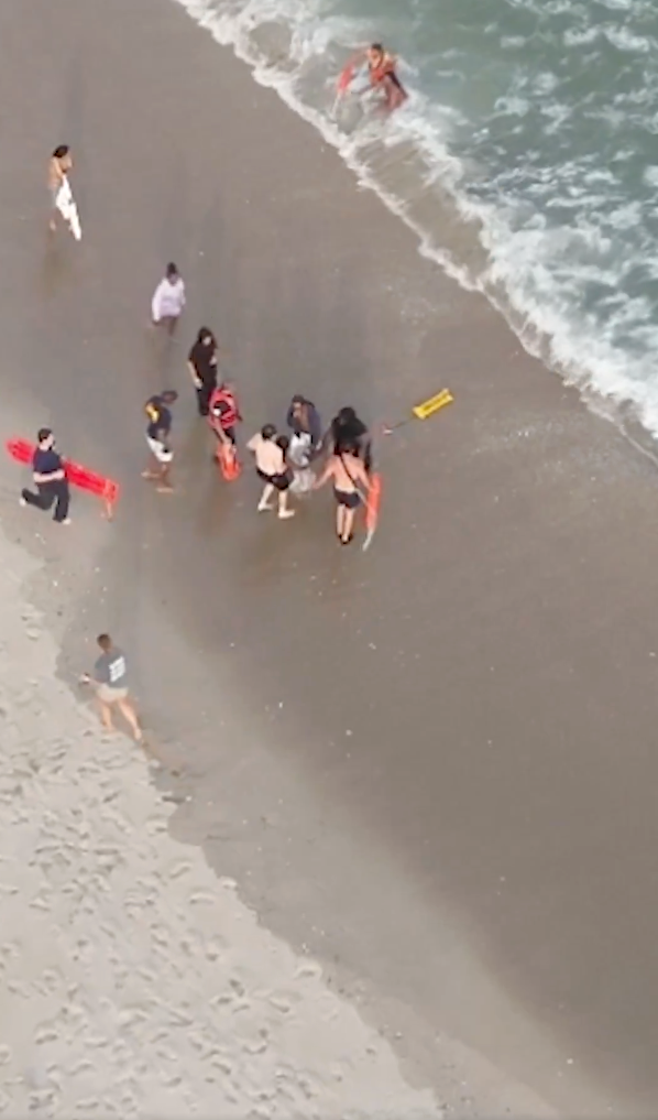 Watch: FDNY uses drone to keep struggling swimmers afloat until rescue teams arrive