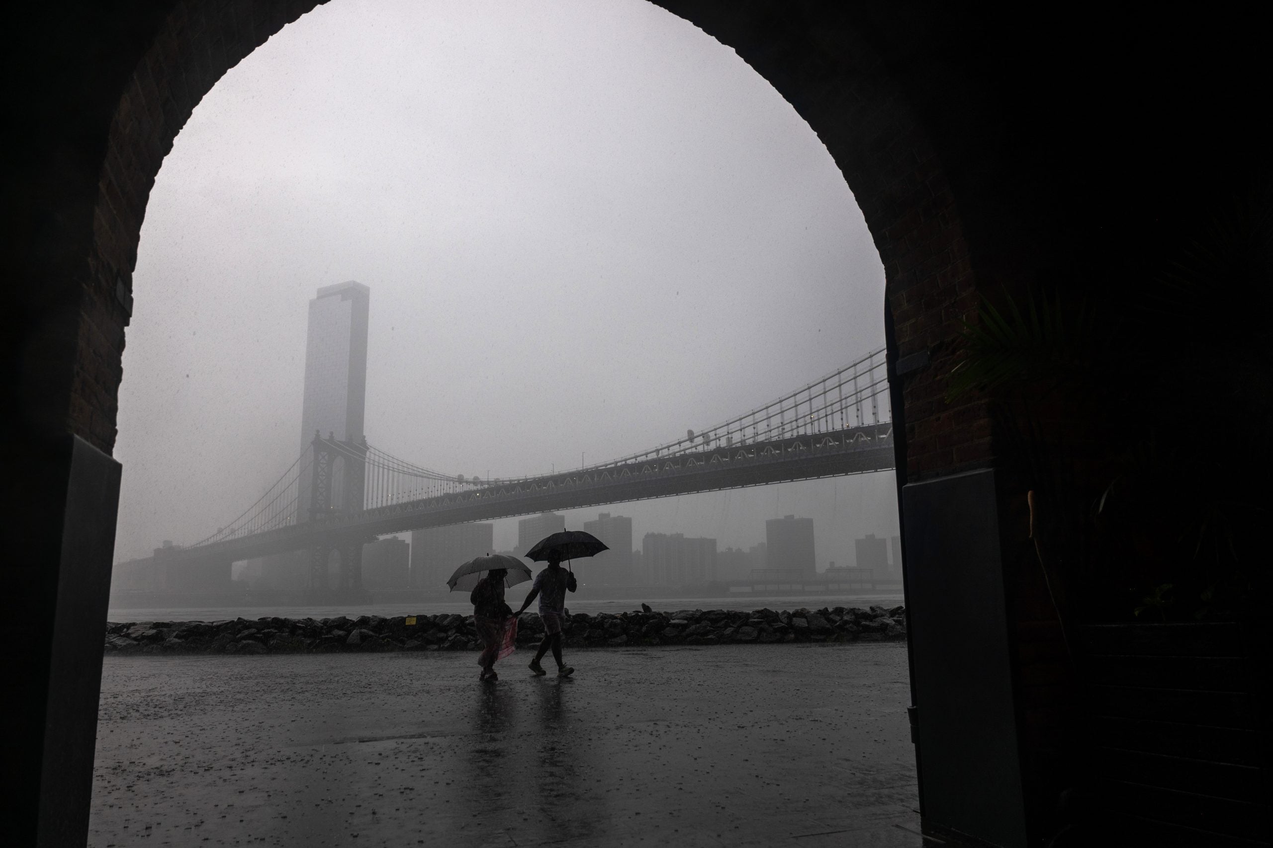 Incoming rounds of heavy rain and thunderstorms trigger midweek flash flood threat across the East Coast