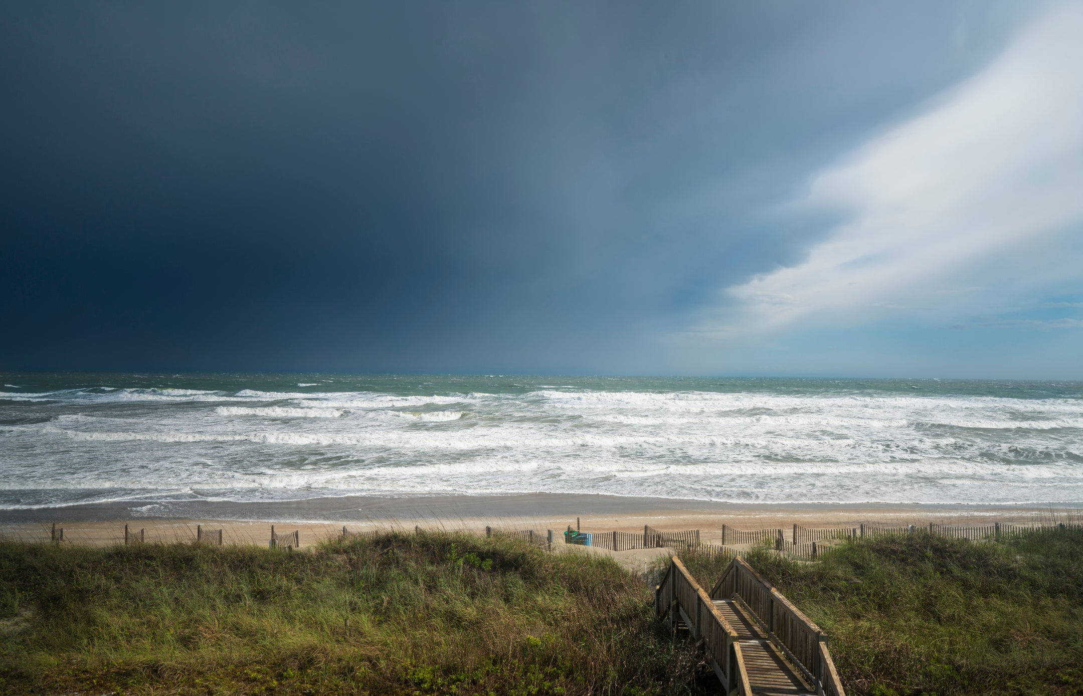 Coastal flooding, dangerous surf begins to batter Mid-Atlantic as powerful nor'easter brews off East Coast