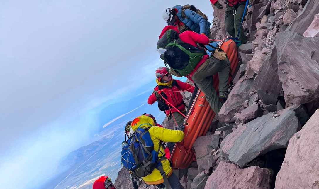 Watch: Unprepared hiker rescued from atop Mount Shasta following injury, difficult weather and GPS mishap
