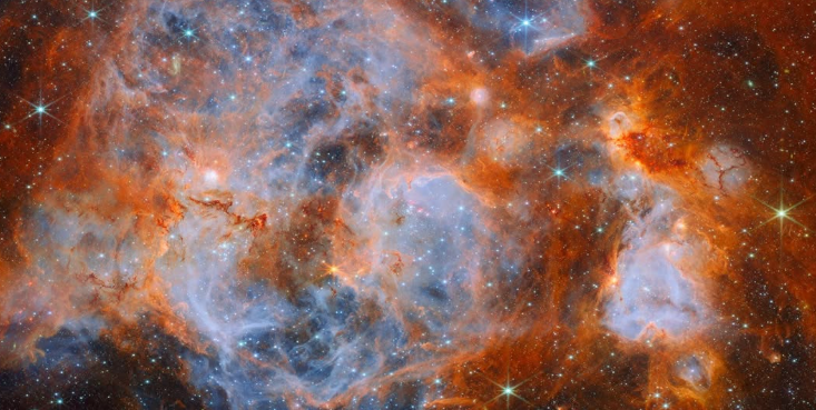 Something spooky is brewing in this eerie corner of the universe